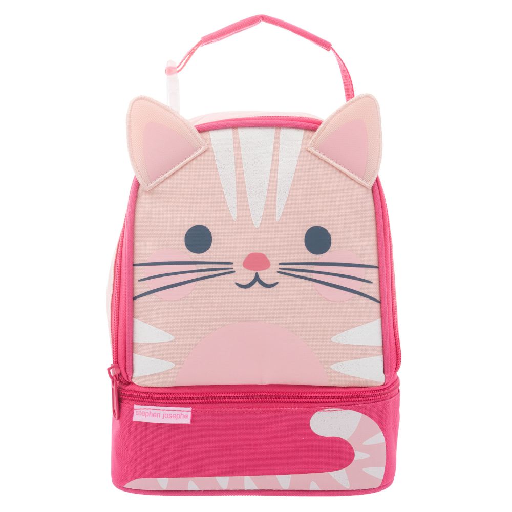 Stephen Joseph Lonchera Lunch Pal Pink Cat