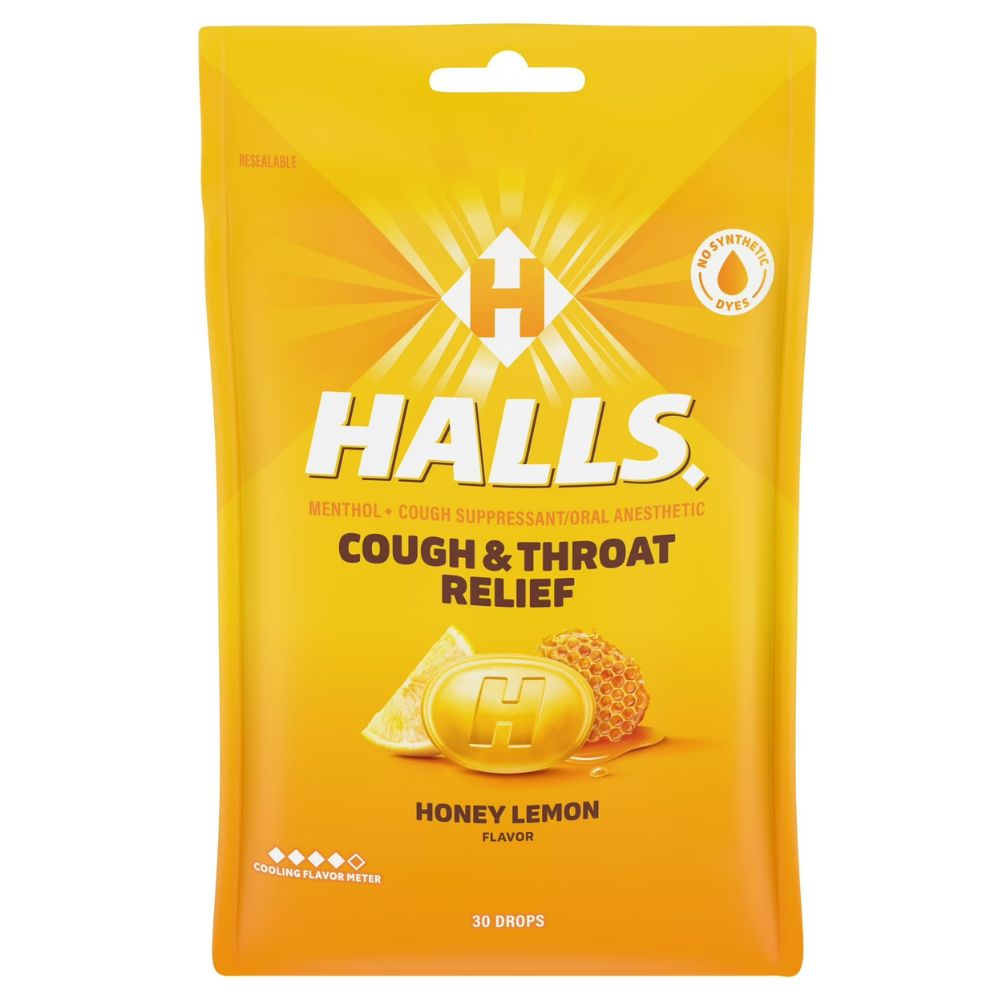 Halls Caramelos Relief  Honey Lemon 30 und