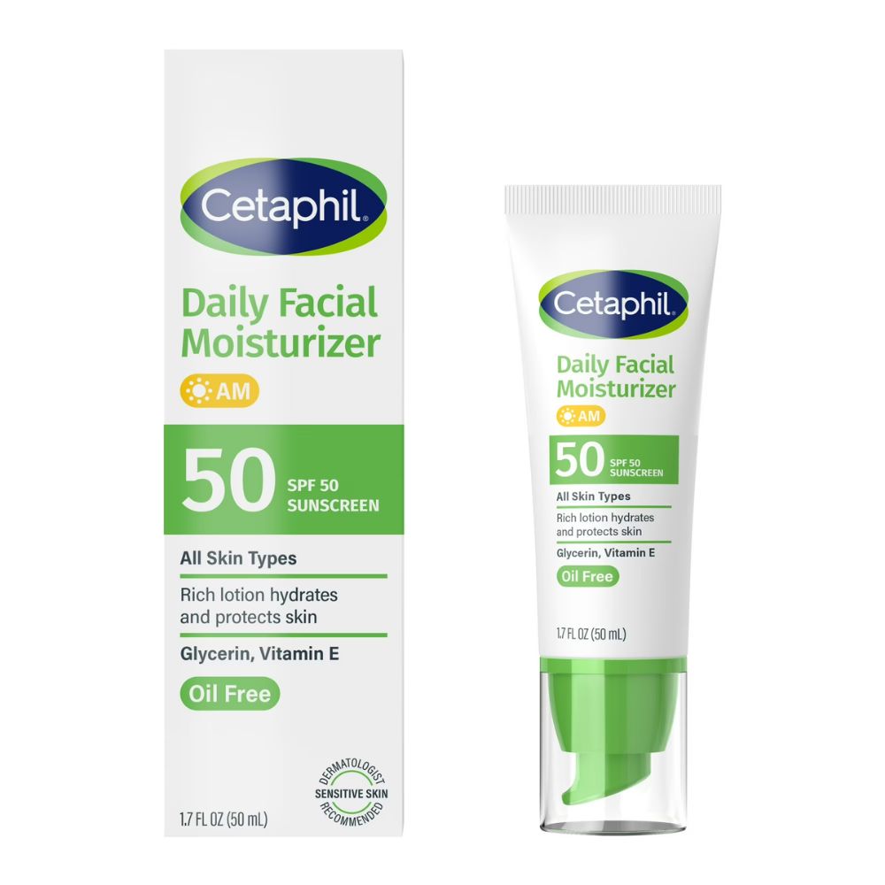 Cetaphil Hidratante Facial Diario FPS 50 Para Todo Tipo de Piel 50ml