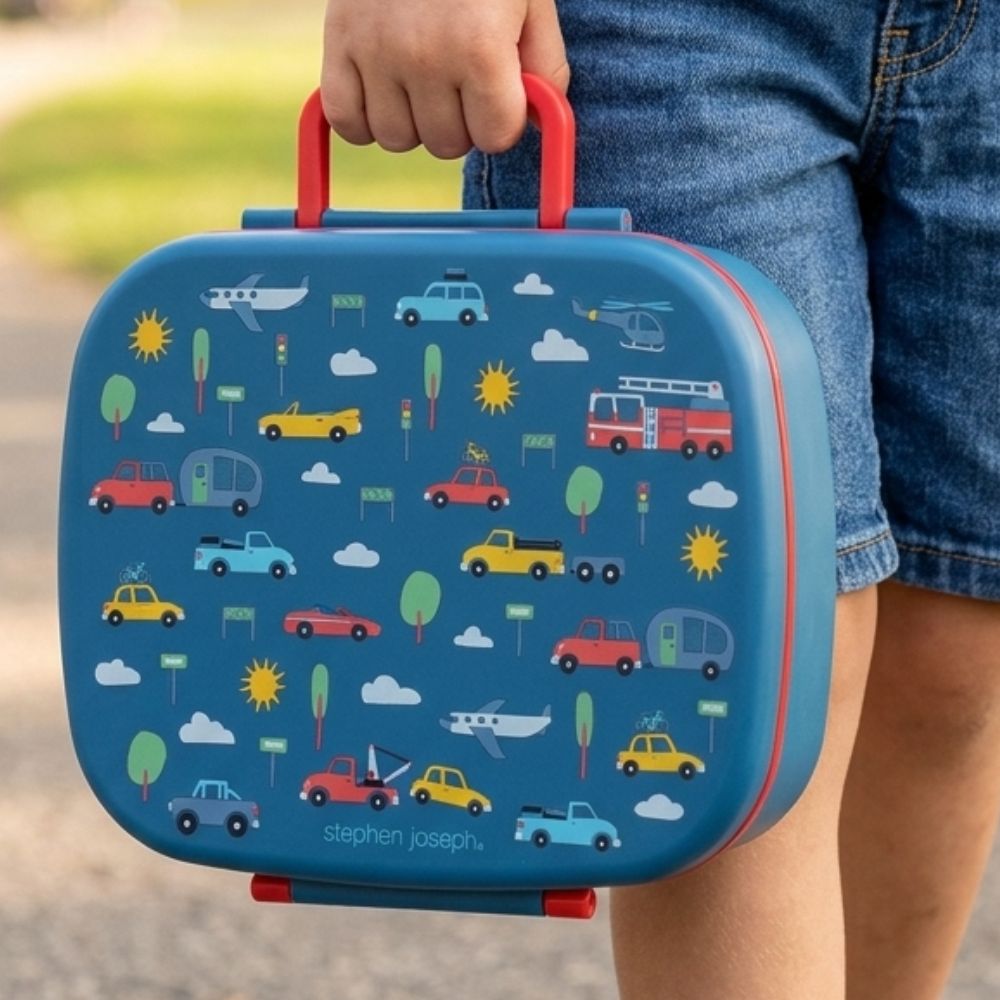 Stephen Joseph Bento Box Con Bandeja Removible Transportation