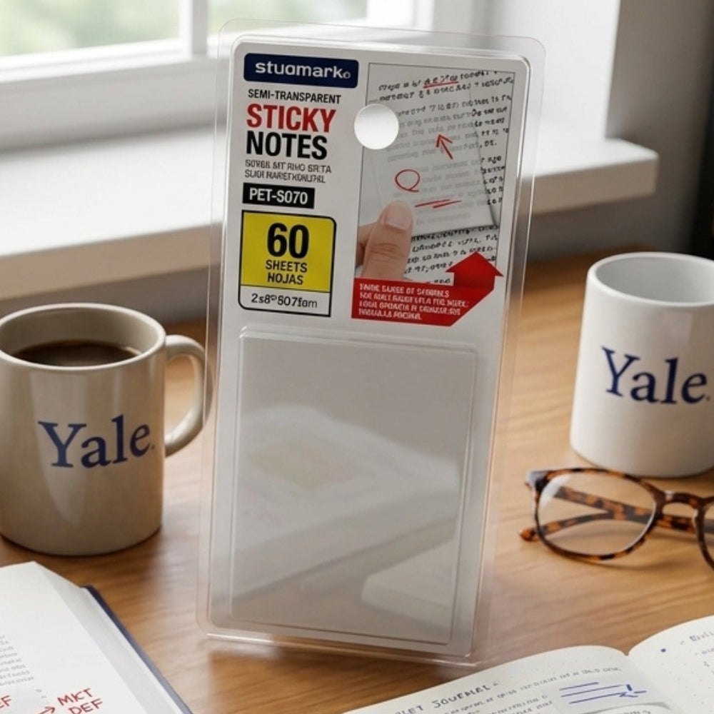 Studmark Notas Adhesivas Semi-Transparente 2"x3" 60 Hojas