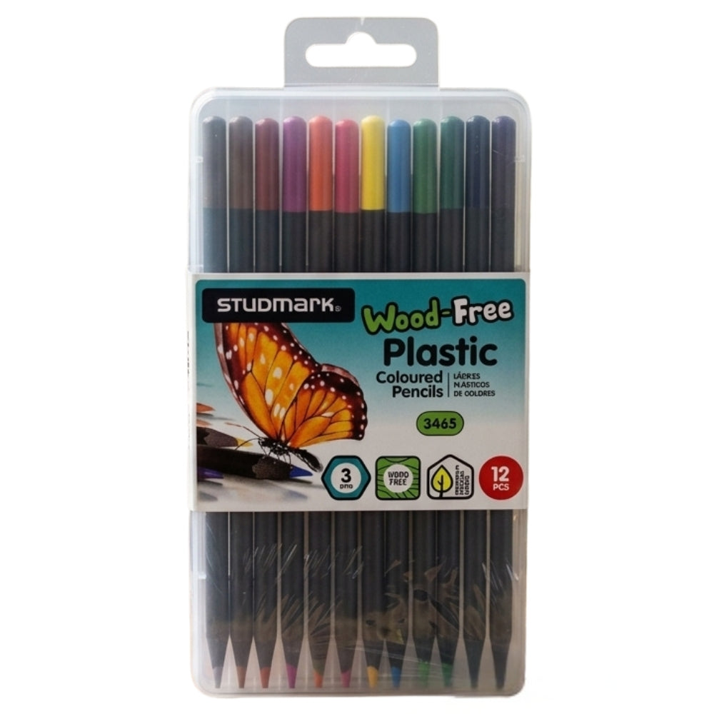 Studmark Lápices Plásticos De Colores 12 Colores