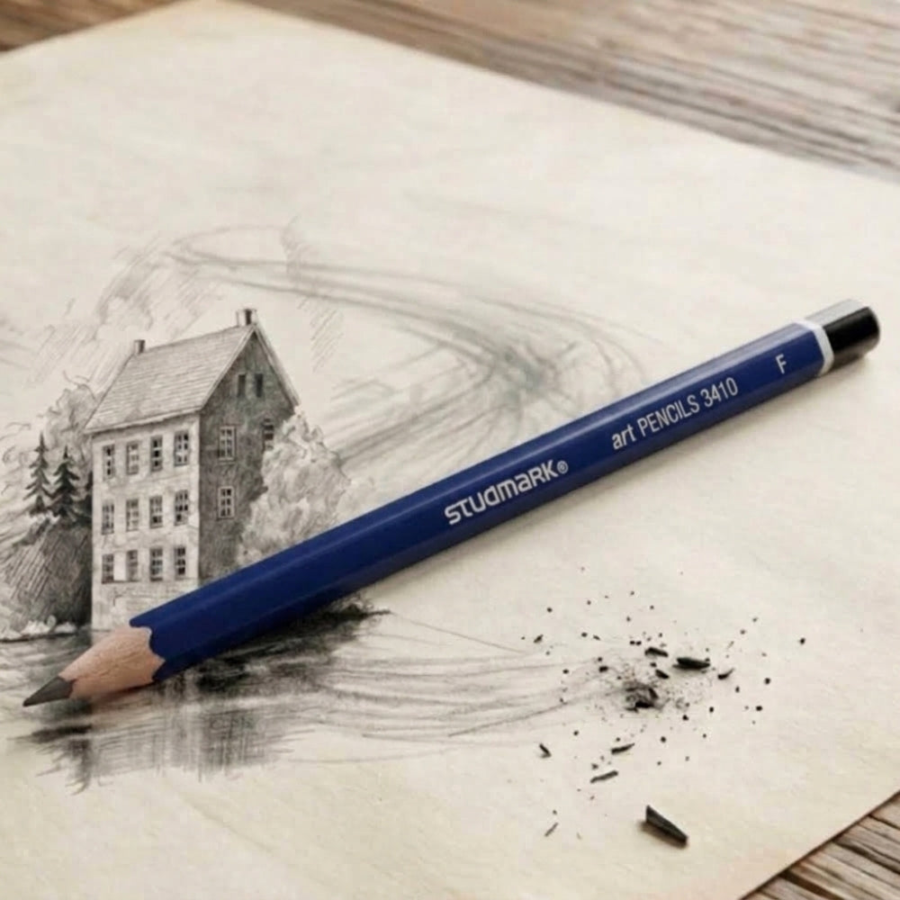 Studmark Lápiz Artístico Graduado De Grafito "F" 1Und