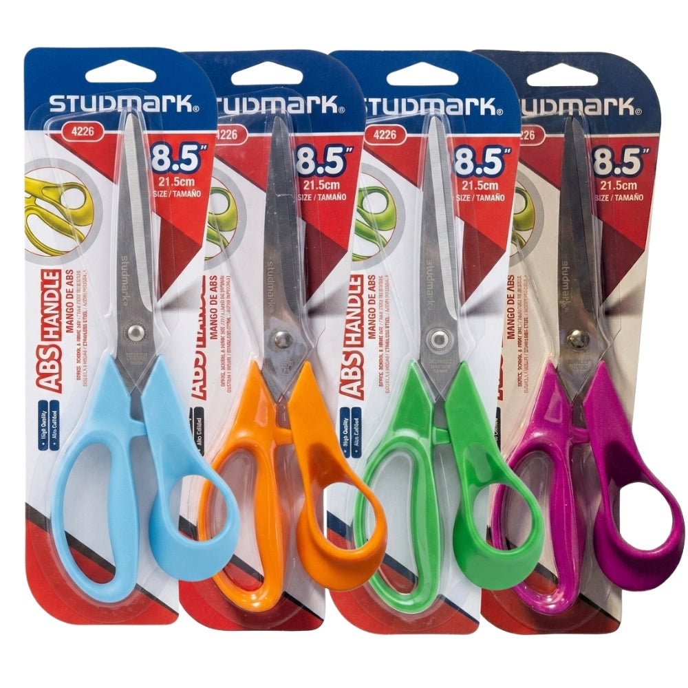Studmark Tijera Escolar Mango de ABS 8.5" 21.5cm Colores Varios