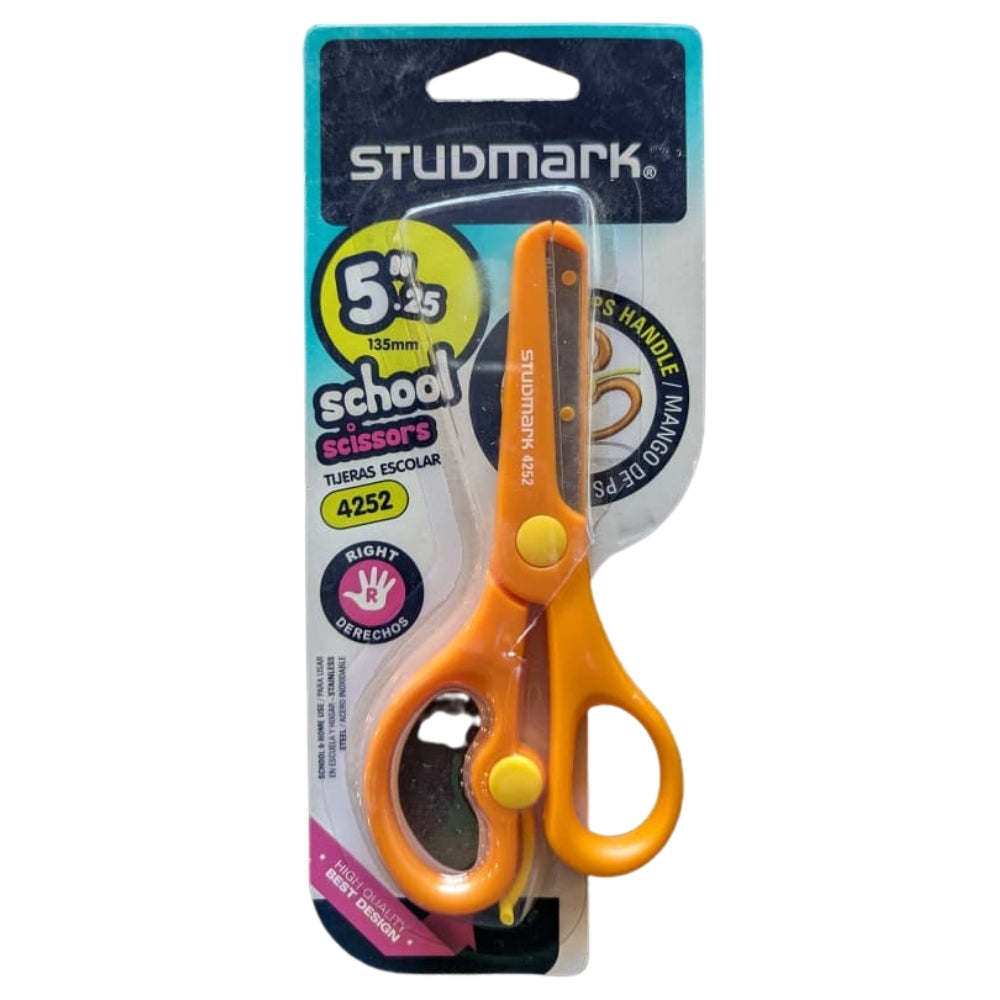 Studmark Tijera Escolar Mango De PS 5.25" 13.5cm Colores Varios
