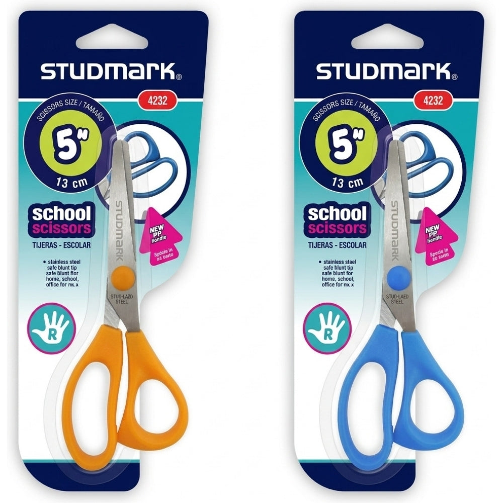 Studmark Tijera Escolar Mango De PP 5" 13cm Colores Varios