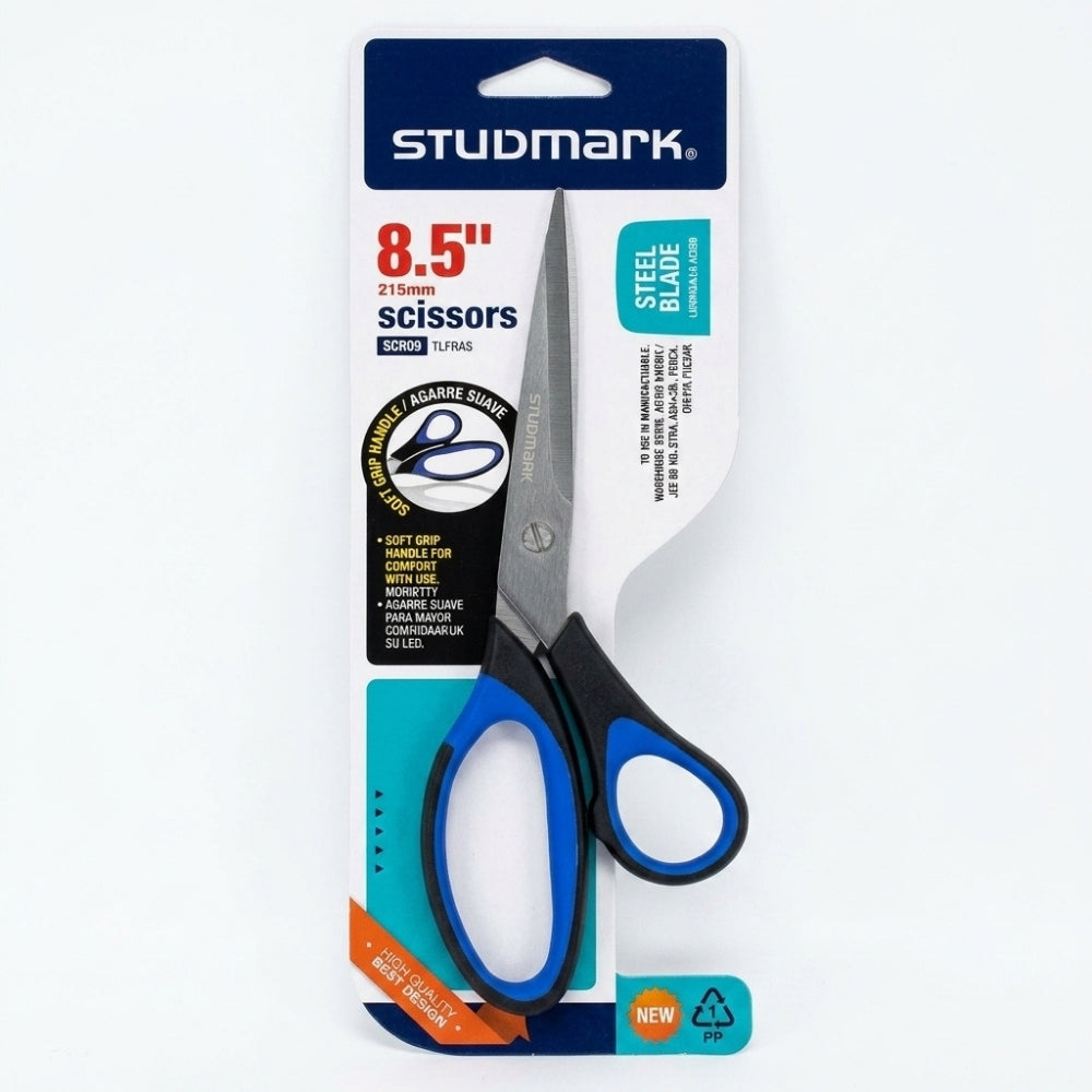 Studmark Tijera Industrial Mango Suave 8.5" 21.5cm Colores Varios