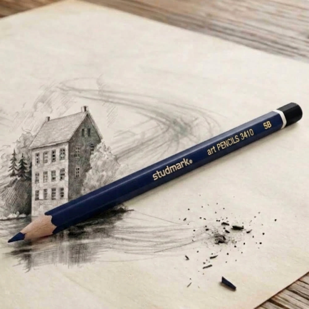 Studmark Lápiz Artístico Graduado De Grafito "5B" 1Und