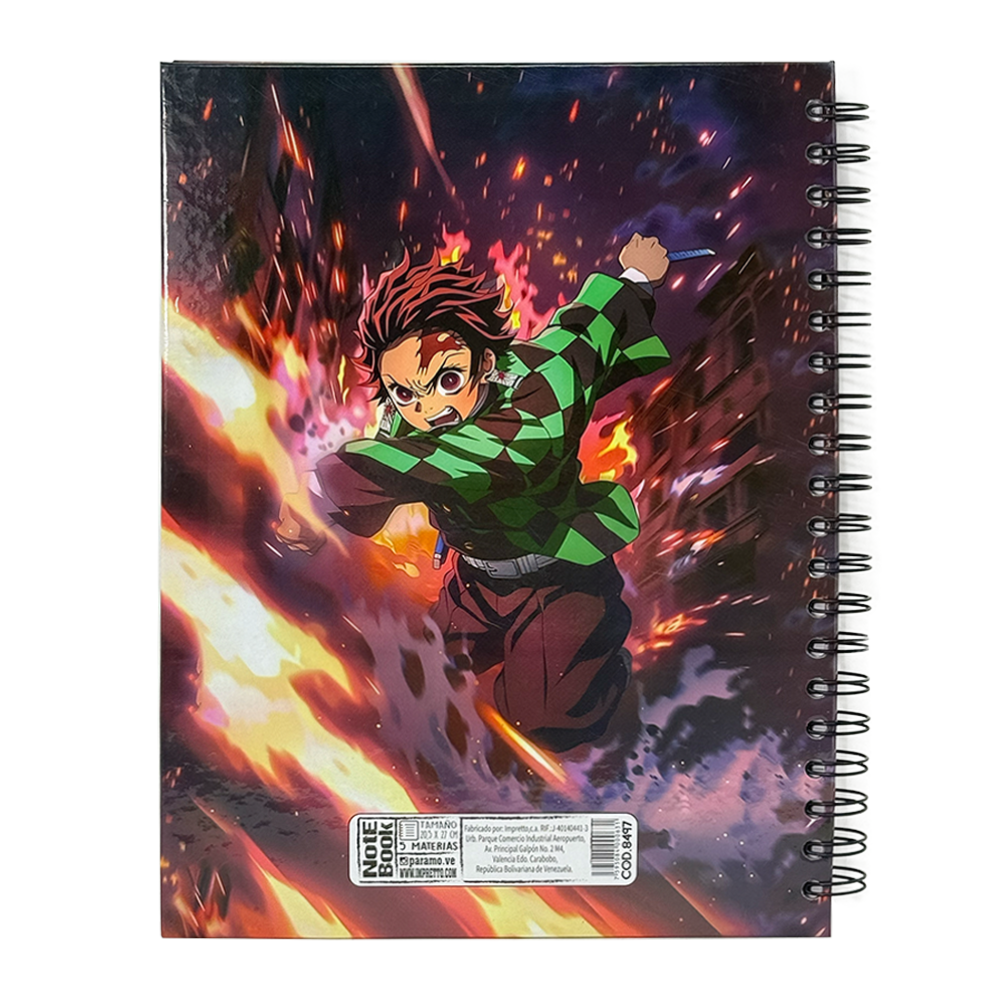 Paramo Notebook Libreta 5 Materias Diseños Surtidos