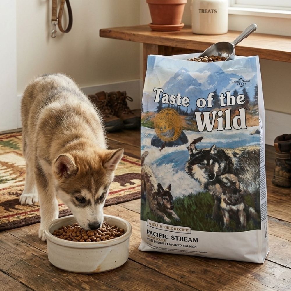 Taste Of The Wild Pacific Stream Puppy Alimento Para Perros Cachorros Sabor a Salmón 12.2Kg