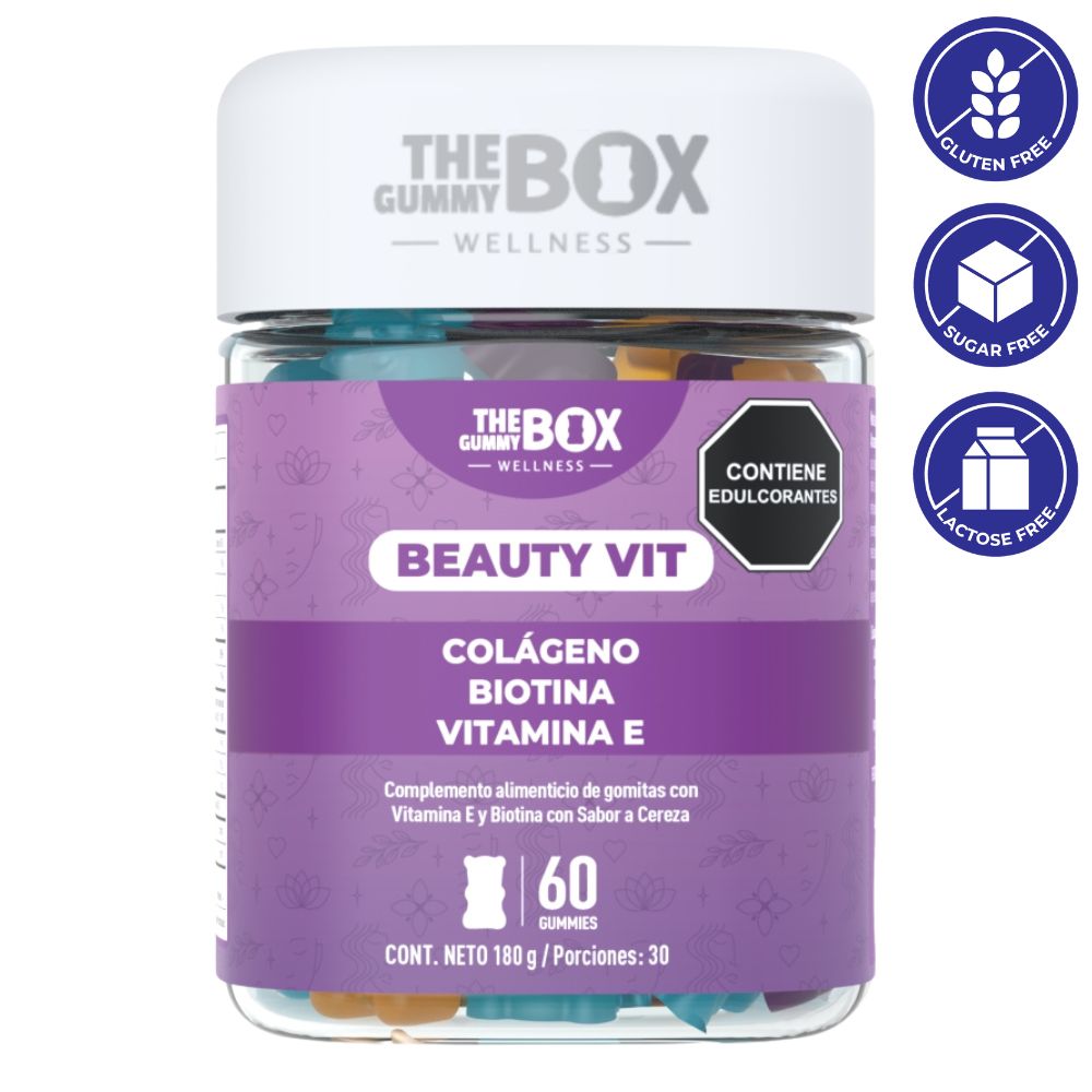 The Gummy Box Gomas De Gelatina Beauty Vit 60Und