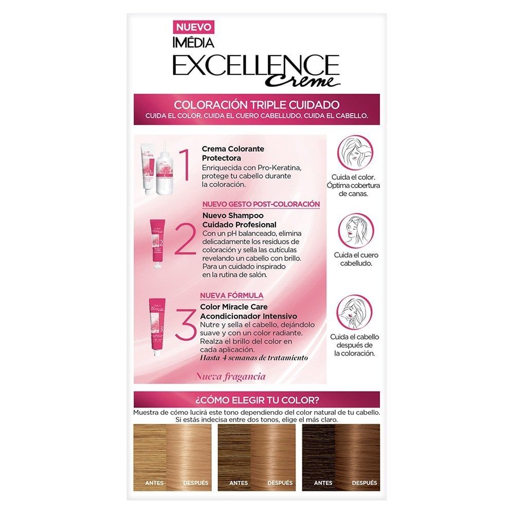 L'Oreal Tinte Excellence Creme 8 Rubio Miel