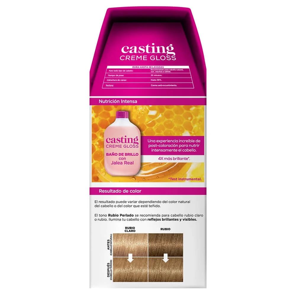 Tinte Loreal Nro 810 Rubio Perlado Casting Creme Gloss Sin Amoniaco