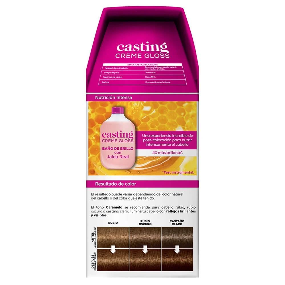 Tinte Loreal Nro 630 Caramelo Casting Creme Gloss Sin Amoniaco