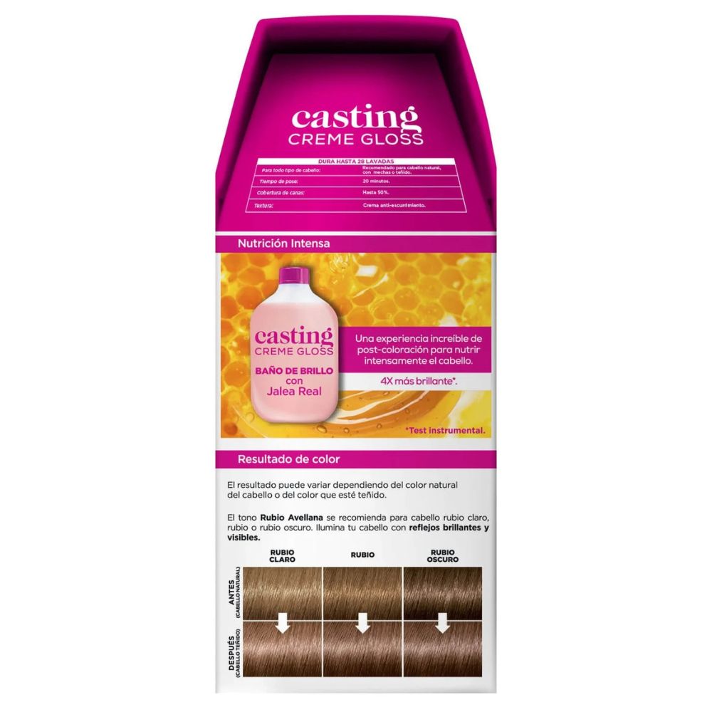 L'oreal Tinte Casting Creme Gloss 713 Rubio Avellana Sin Amoníaco