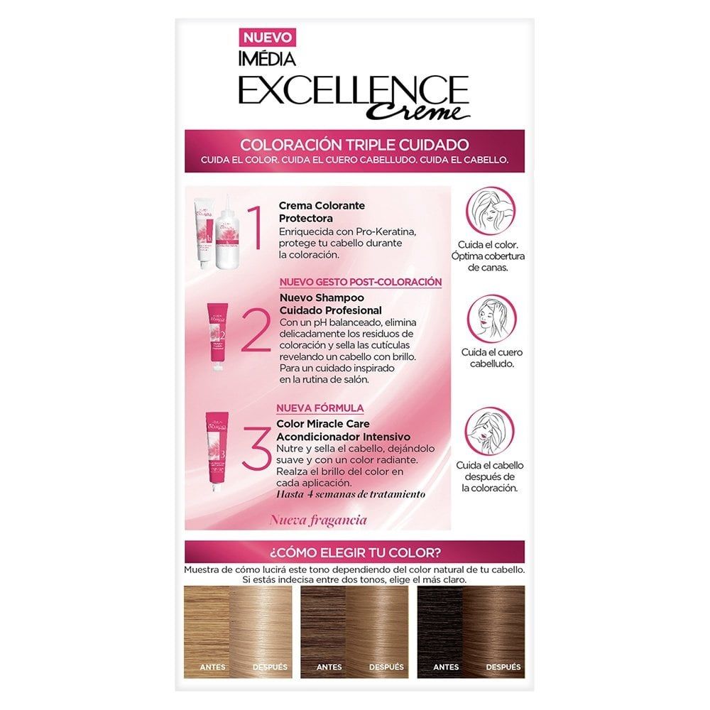 L'oreal Tinte Excellence Creme 9.1 Rubio Muy Claro Cenizo