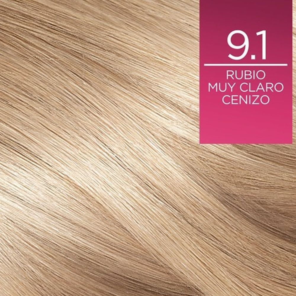 L'oreal Tinte Excellence Creme 9.1 Rubio Muy Claro Cenizo
