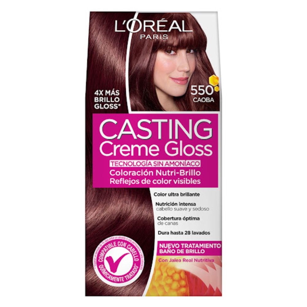 Tinte Loreal Nro 550 Caoba Casting Creme Gloss Sin Amoniaco