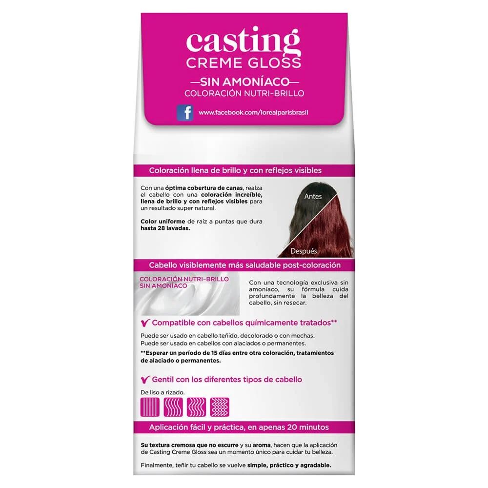 Tinte Loreal Nro 550 Caoba Casting Creme Gloss Sin Amoniaco