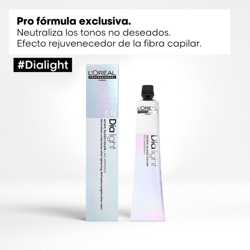 Tinte Loreal Coloracion Dia Light 10.21 Milkshake Rubio Platino Irisado Ceniza Sin Amoniaco 50 mL