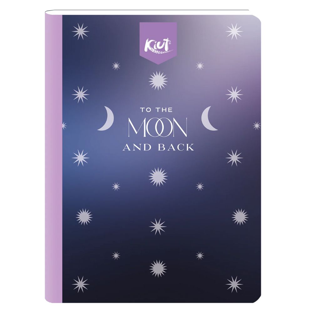 Kiut Cuaderno Cuadriculada 100 Hojas Con Sitckers Diseños Surtidos