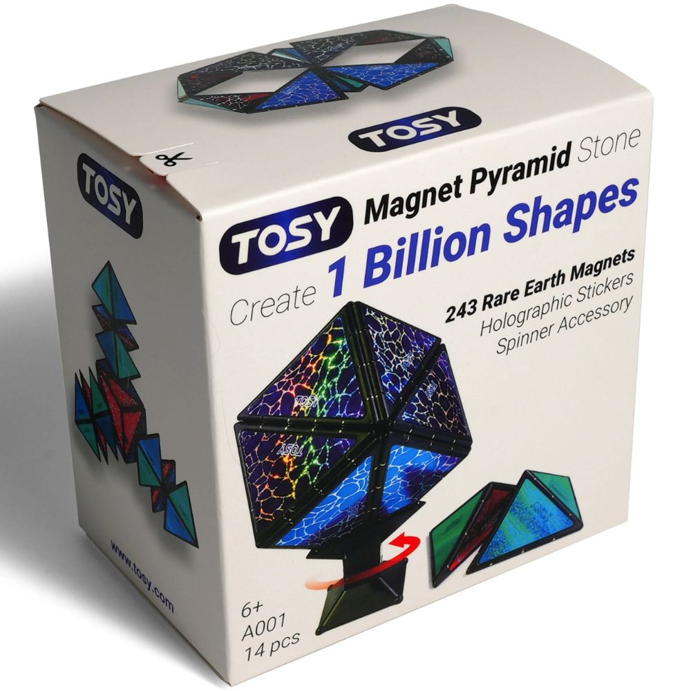 Tosy Magnet Pyramid Stone 14 Pzs 6+