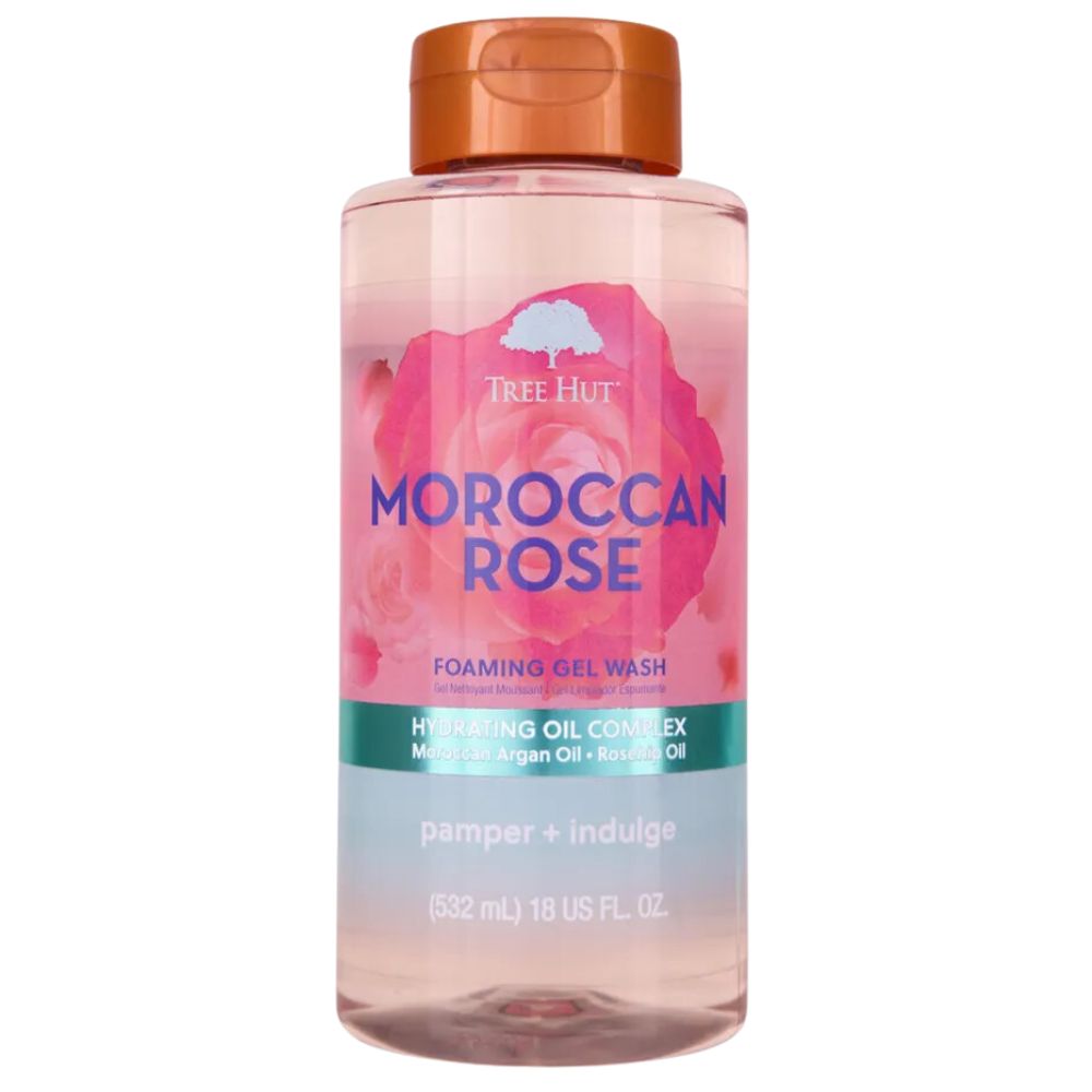 Tree Hut Foaming Gel Wash Moroccan Rose 532ml