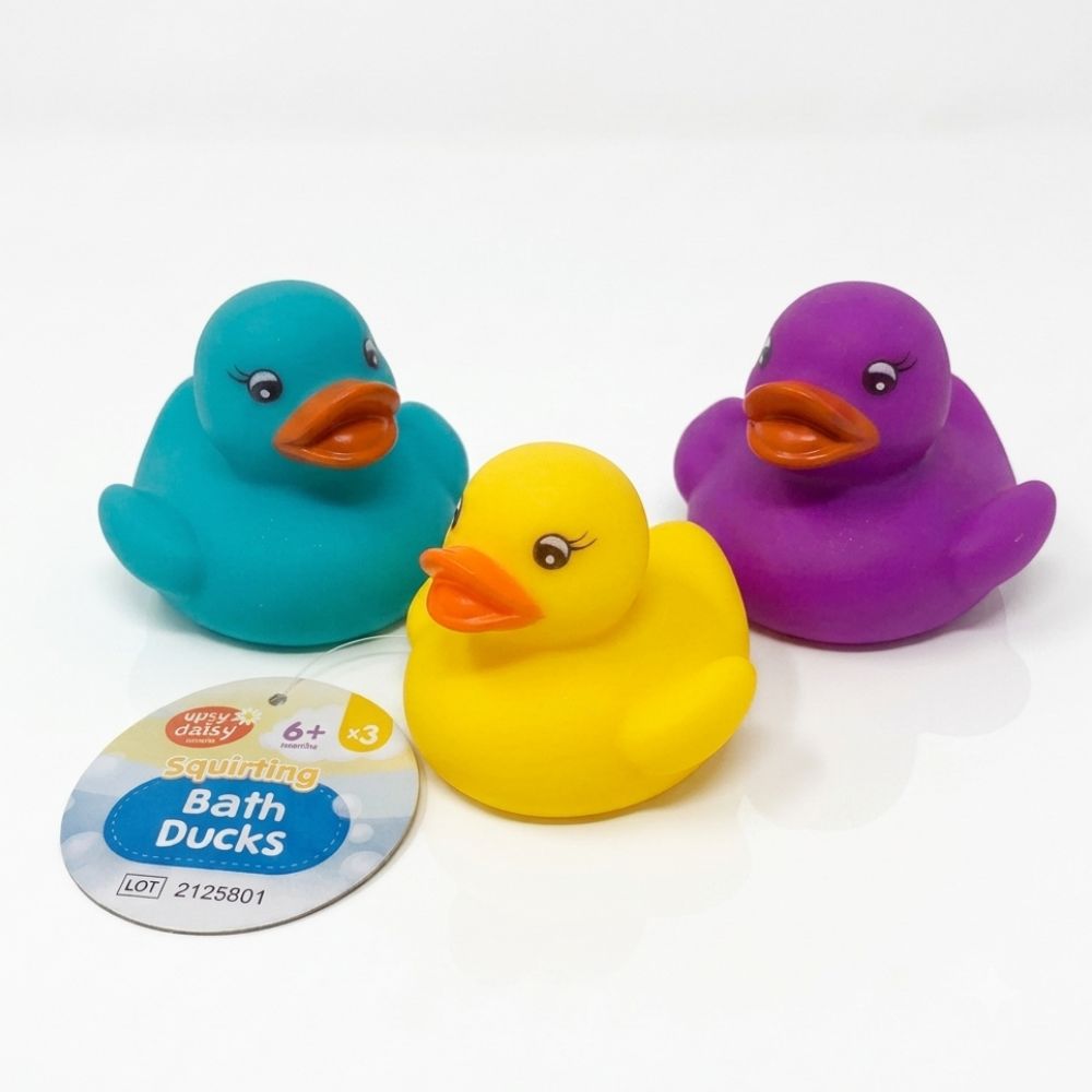 Upsy Daisy Patos De Baño Colores Surtidos 3Und