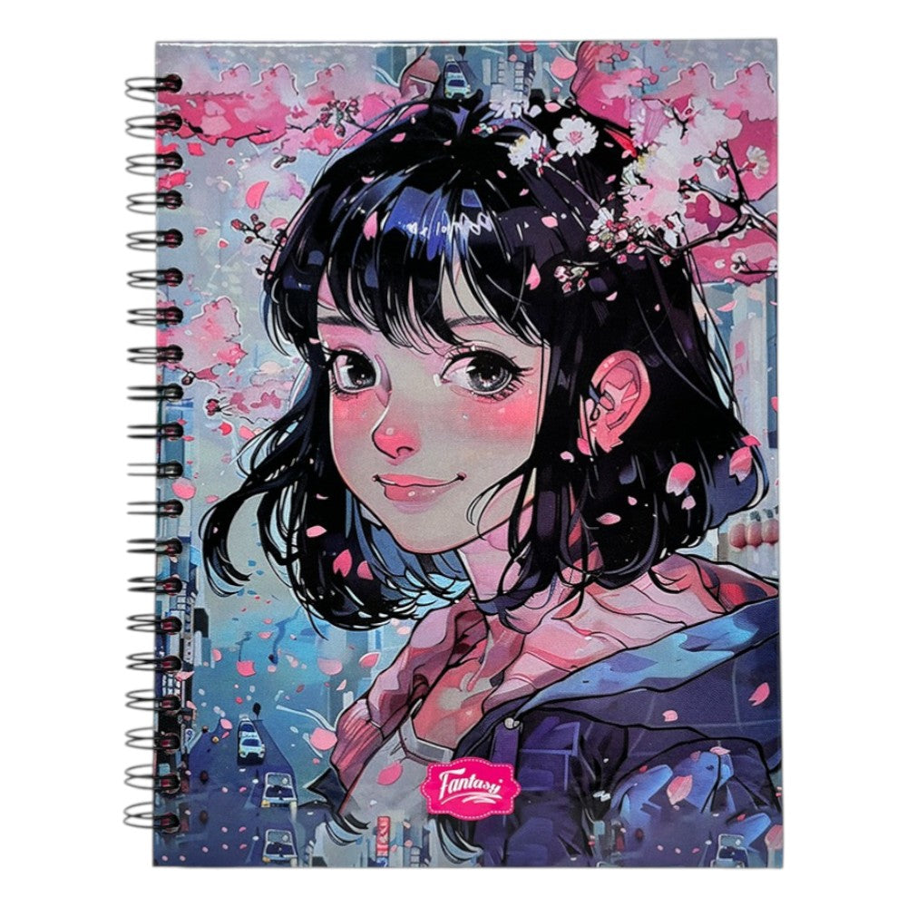 Fantasy Notebook Cuaderno 5 Materias Tapa Dura Diseños Surtidos