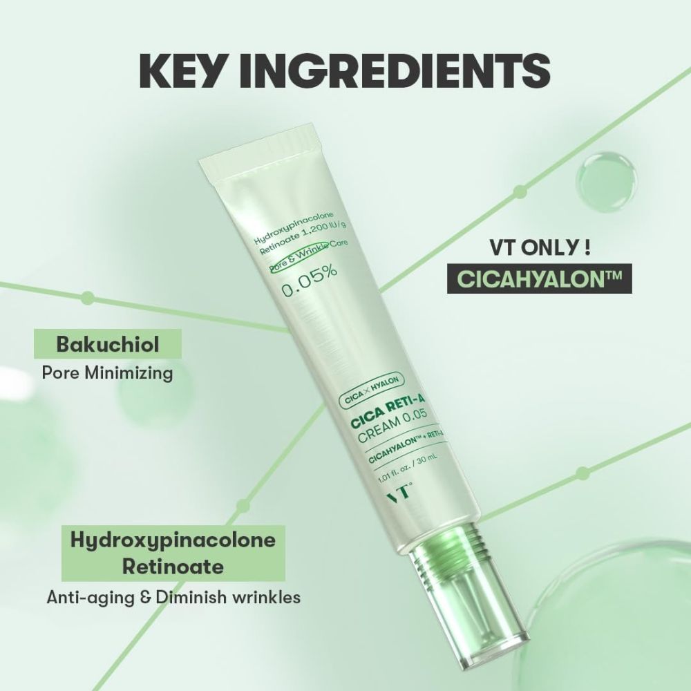 VT Cosmetics Cica Reti-A Cream 0.05 30ml