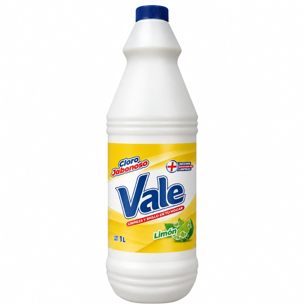 Vale Cloro Jabonoso Limon 1 L