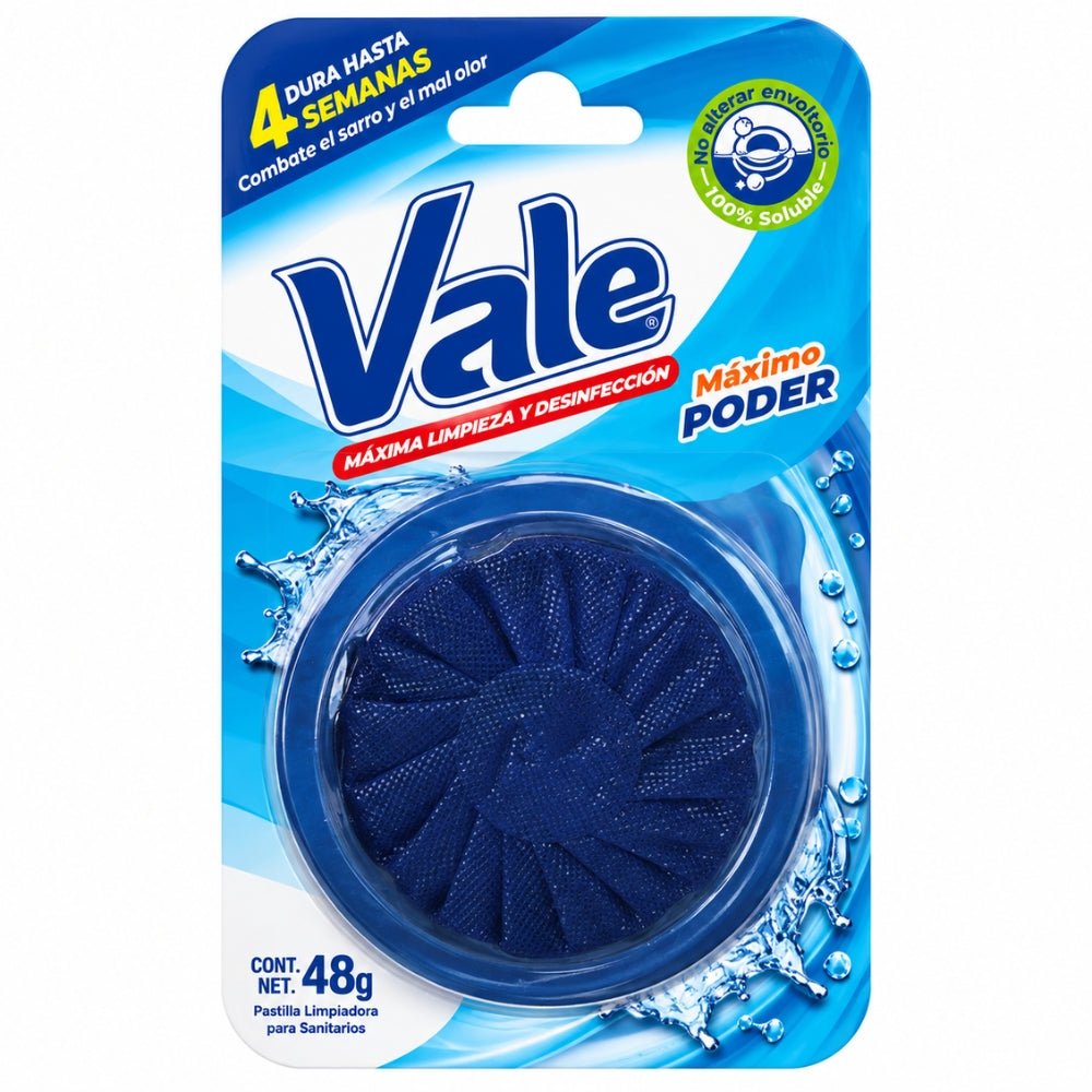 Vale Pastilla para Sanitario Maximo Poder 48gr