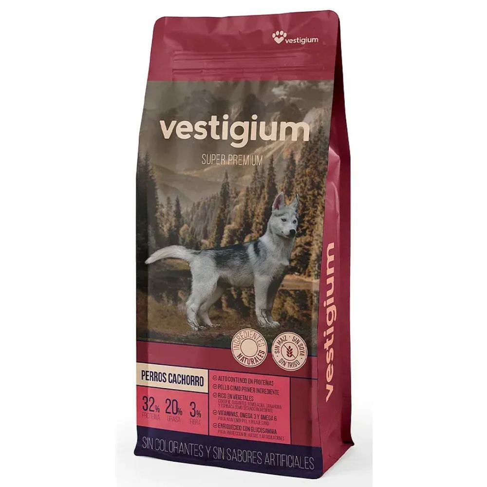 Vestigium Alimento Super Premium Para Perros Cachorros 4kg