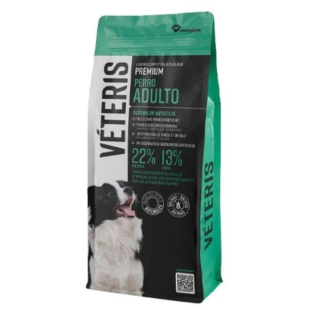 Véteris Alimento Premium Para Perros Adultos 12kg