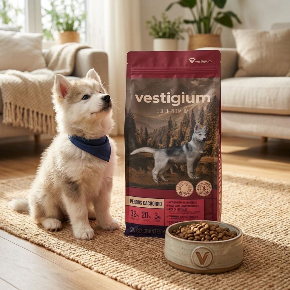 Vestigium Alimento Super Premium Para Perros Cachorros 4kg