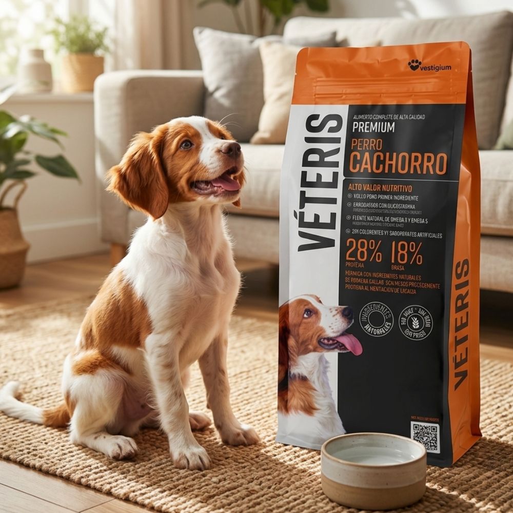 Véteris Alimento Premium Para Perros Cachorros 4kg