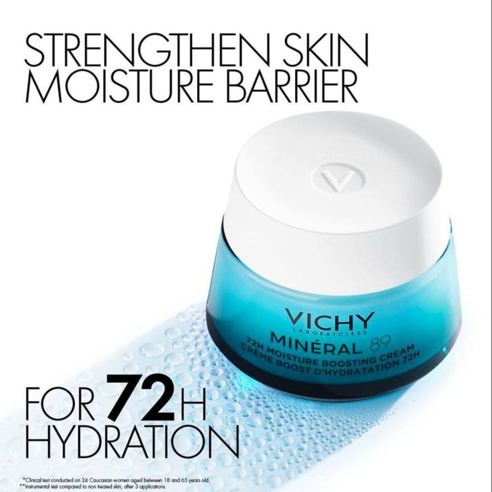 Vichy Crema Mineral 89 Potenciadora Hidratante 72 Horas 50 Ml
