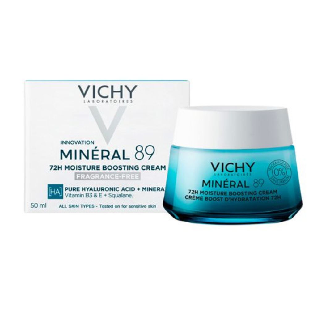 Vichy Crema Mineral 89 Potenciadora Hidratante 72 Horas 50 Ml