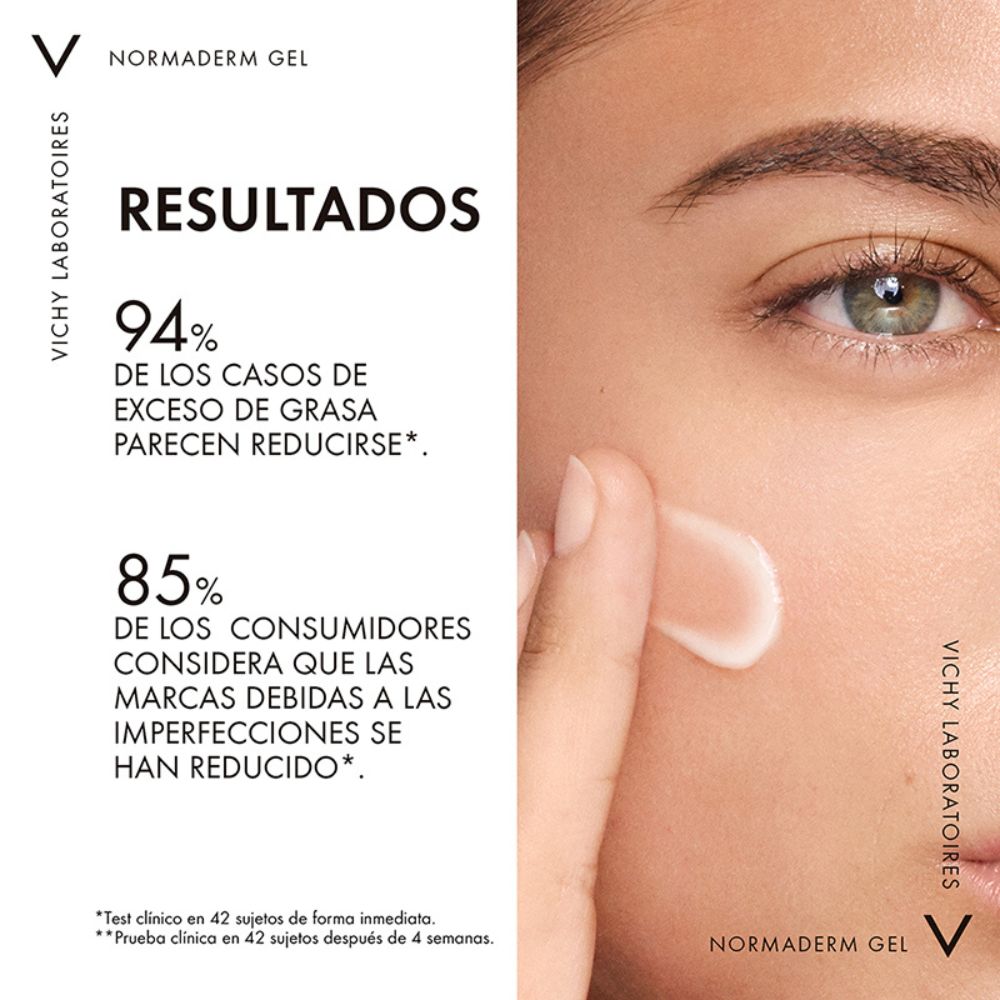 Vichy Normaderm Phytosolution Doble Accion Uso Diario Gel Limpiador Purificante Intenso 200ml