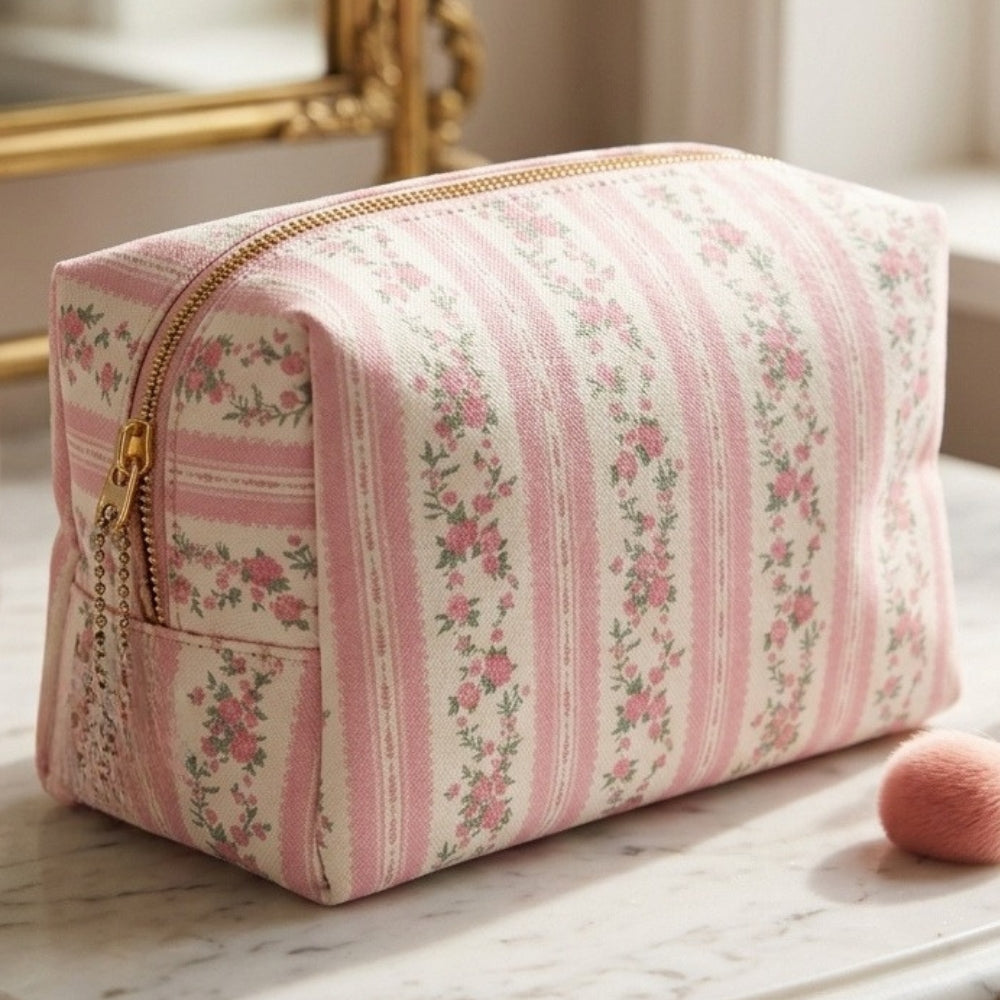 Envogue Cosmetiquera Pink Floral Medium
