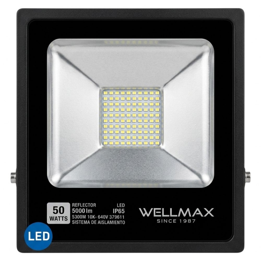 Reflector Led Luz Fría 50W Wellmax