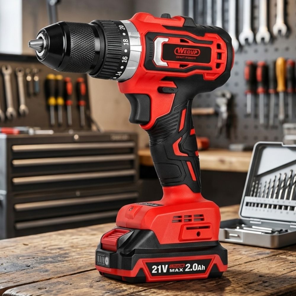 Wequp Taladro Inalámbrico 1/2" (21V-70N.m)
