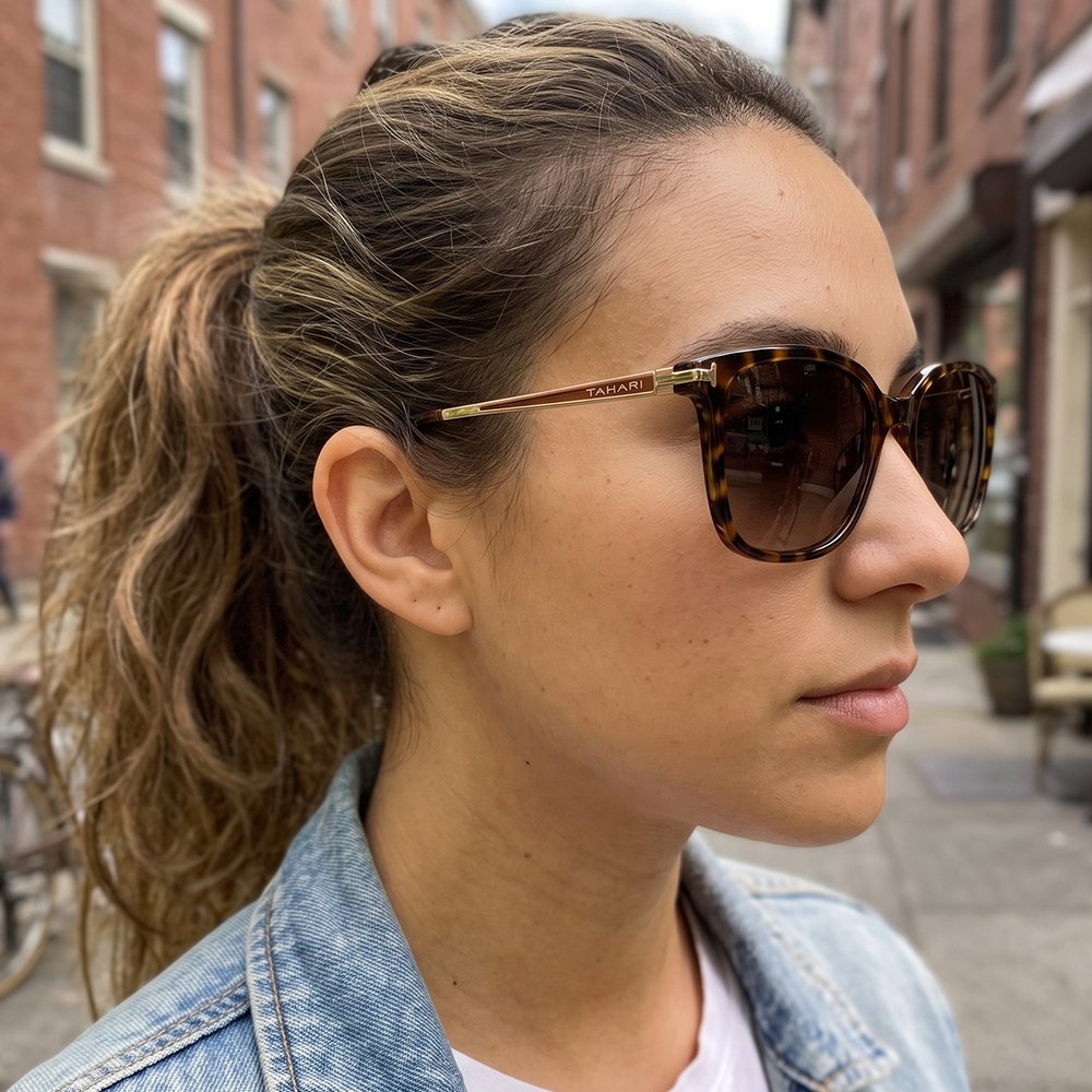 Tahari Lentes de Sol Para Damas 100% UV Protection