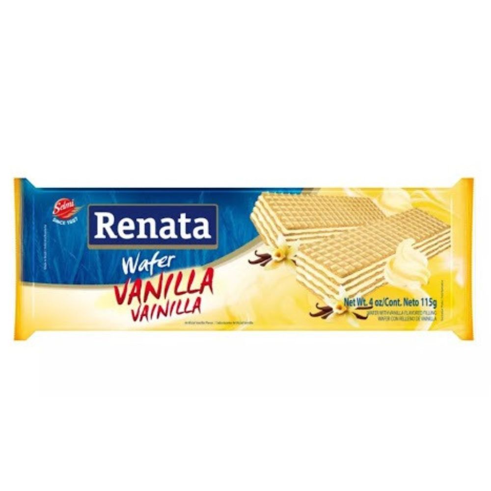 Renata Wafer Vanilla Sabor Vainilla 115gr