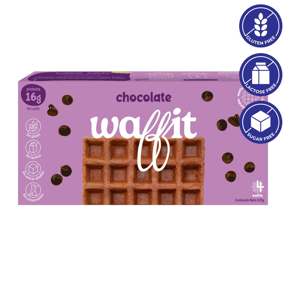 Waffit Waffles Chocolate 4 Und 550g