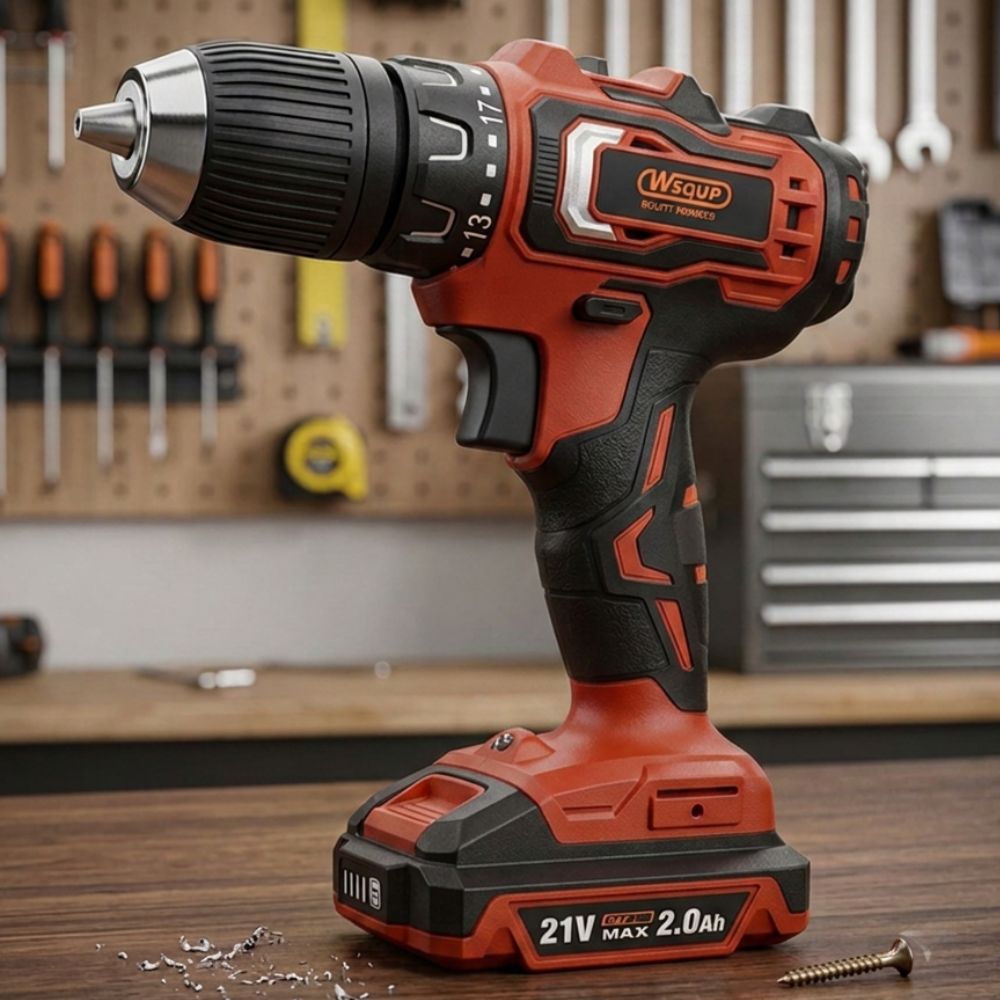 Wequp Taladro Inalambrico 3/8"(21V-45N.m)