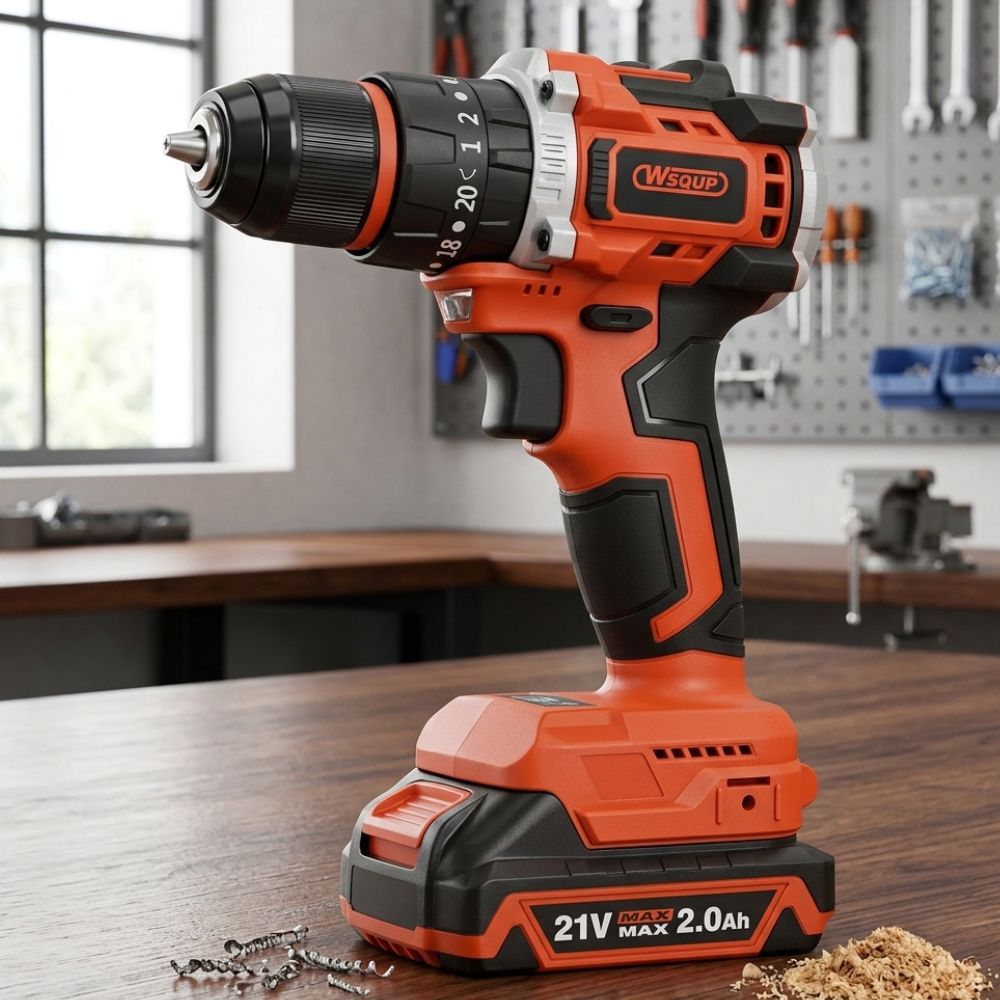 Wequp Taladro Inalambrico 3/8"(21V-50N.m)