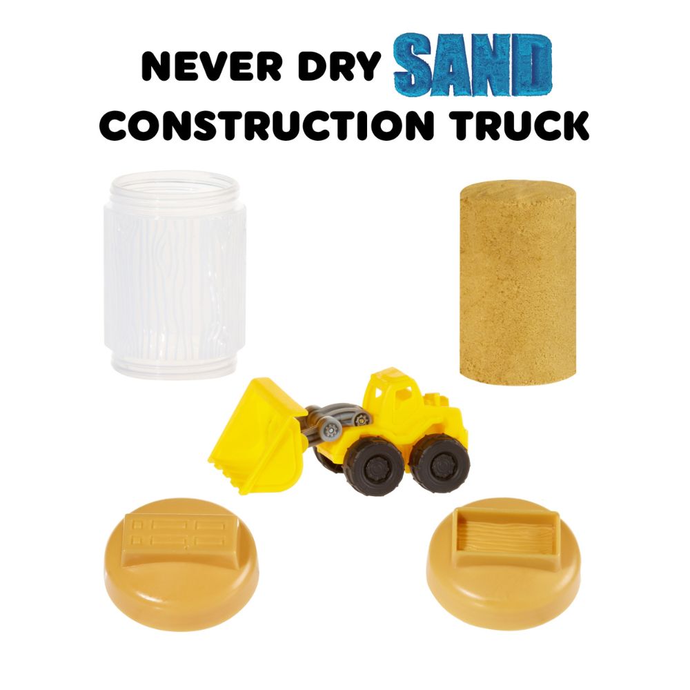 Wonder Factory Camion De Construccion Never Dry Sand Marrón 3+