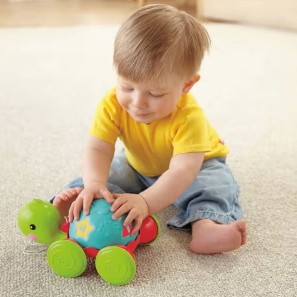 Fisher Price Juguete para Bebés Pull-Allong Turtle