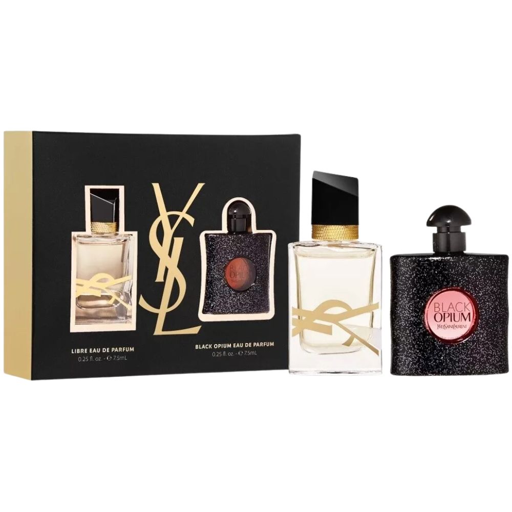 Yves Saint Laurent Mini Libre Eau De Parfum and Black Opium Eau De Parfum 2 Und x 7.5ml